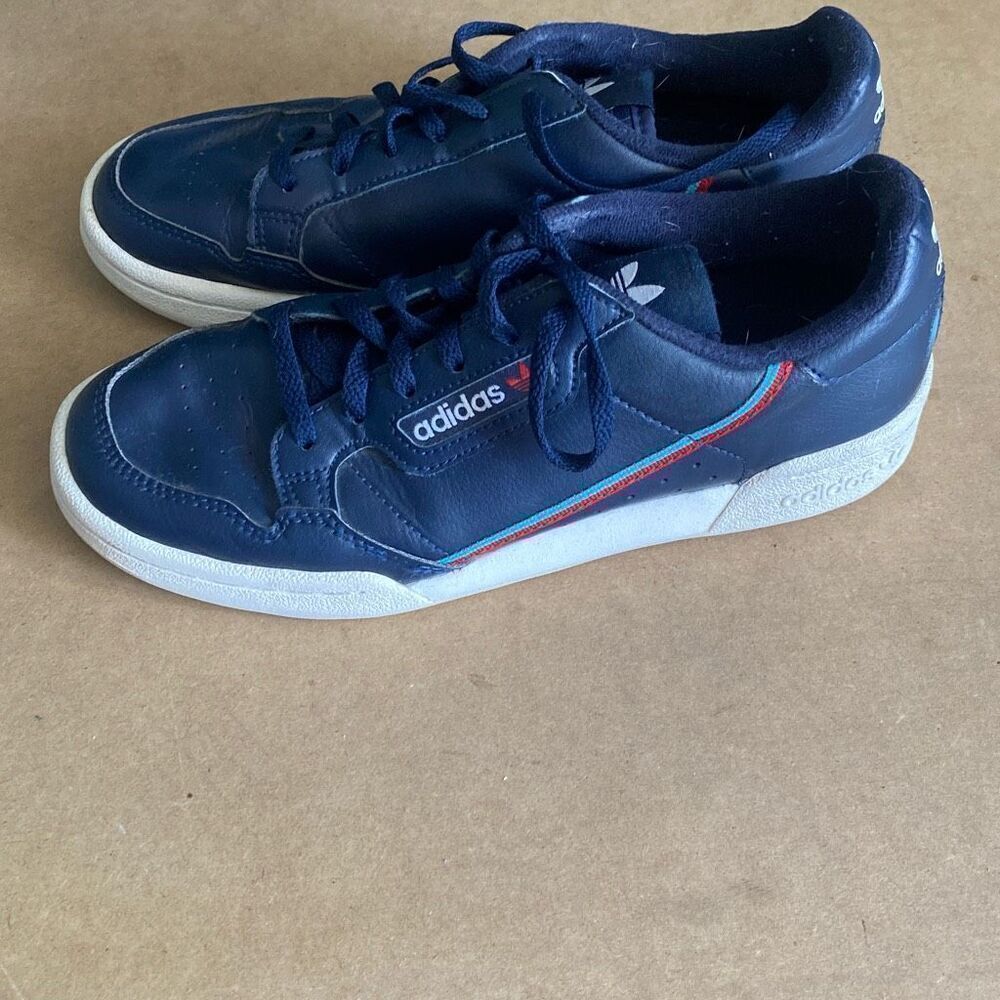 Adidas Continental 80 Blue Leather Size 5.5